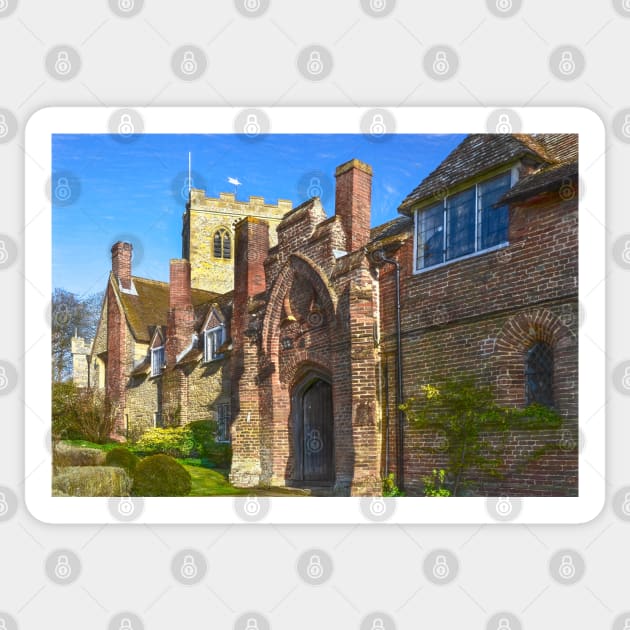 The Church and Almshouses at Ewelme Sticker by IanWL